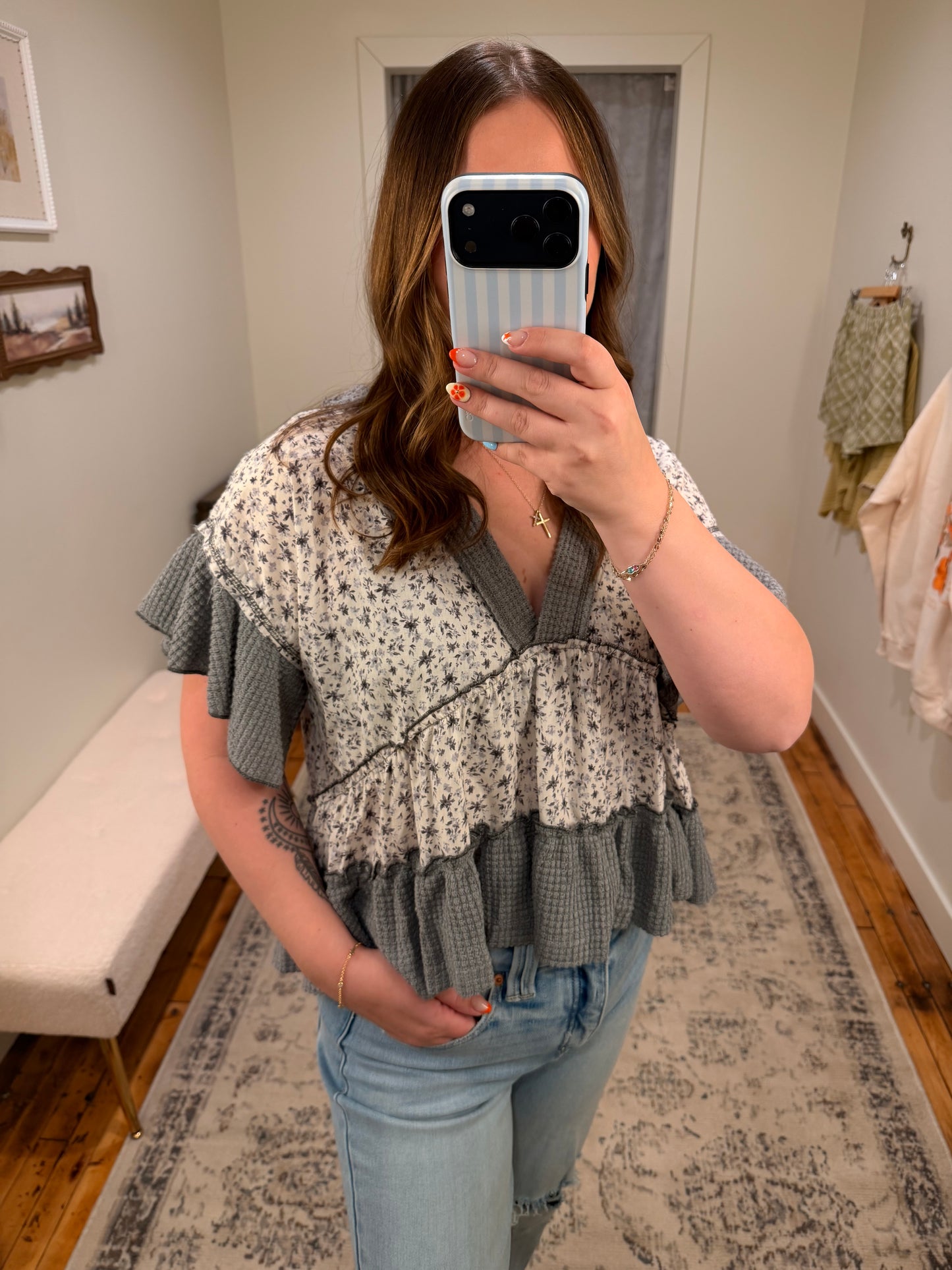 The Melanie Floral Top