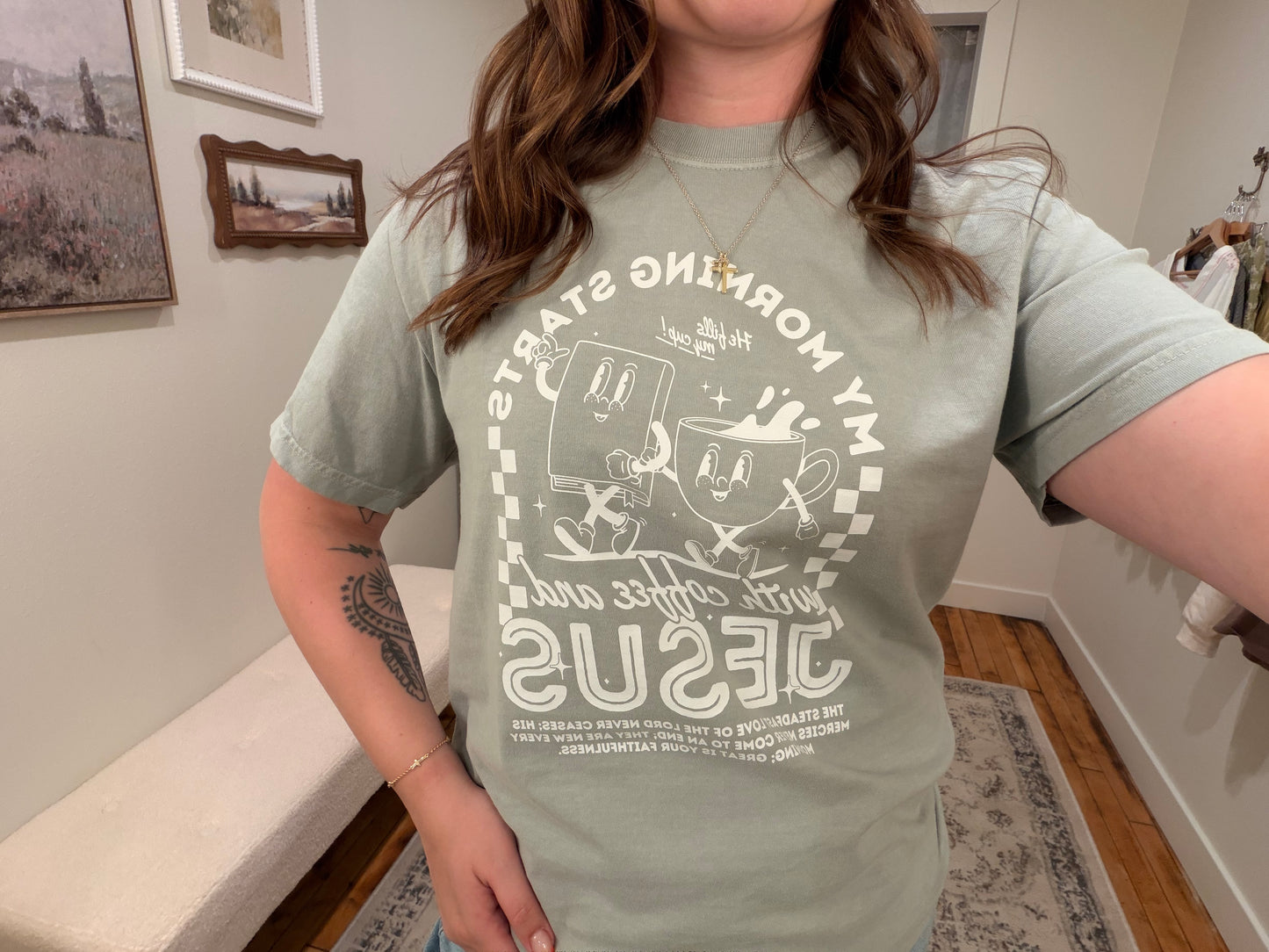 Mornings W/ Jesus + Coffee Tee