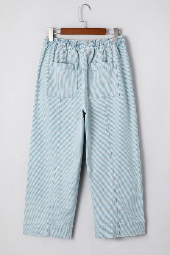 Blue/White Stripe Jeans
