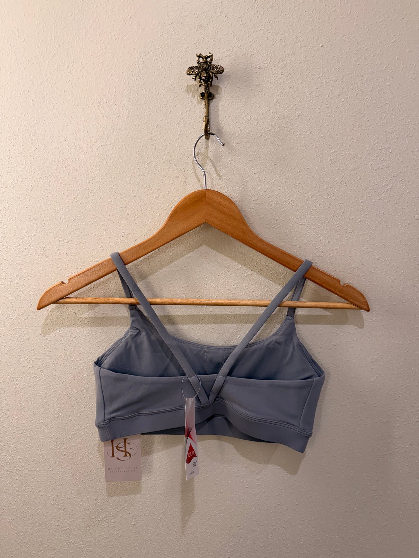 Charcoal Grey Sports Bra