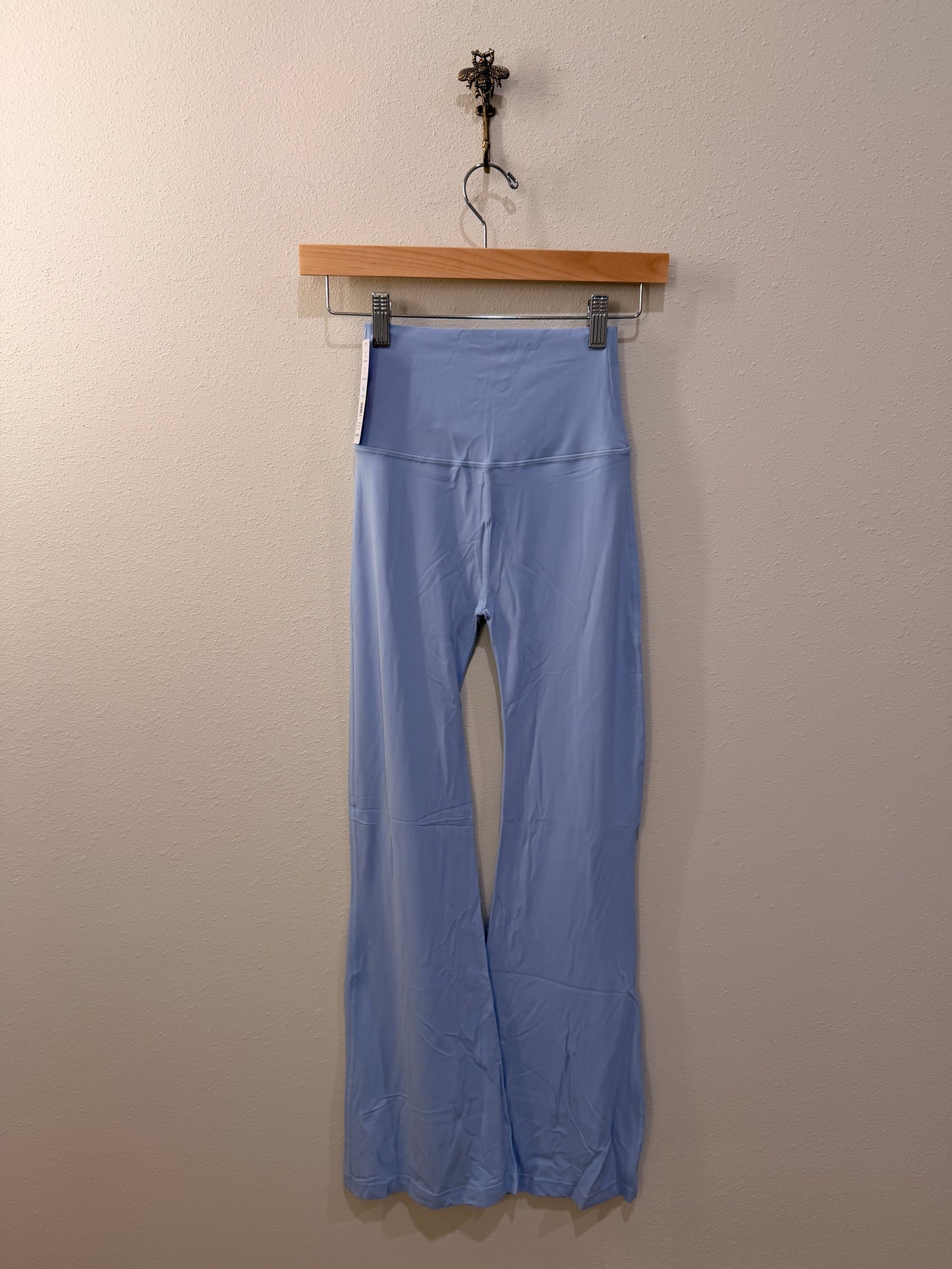 Pastel Blue Slit Activewear Pants