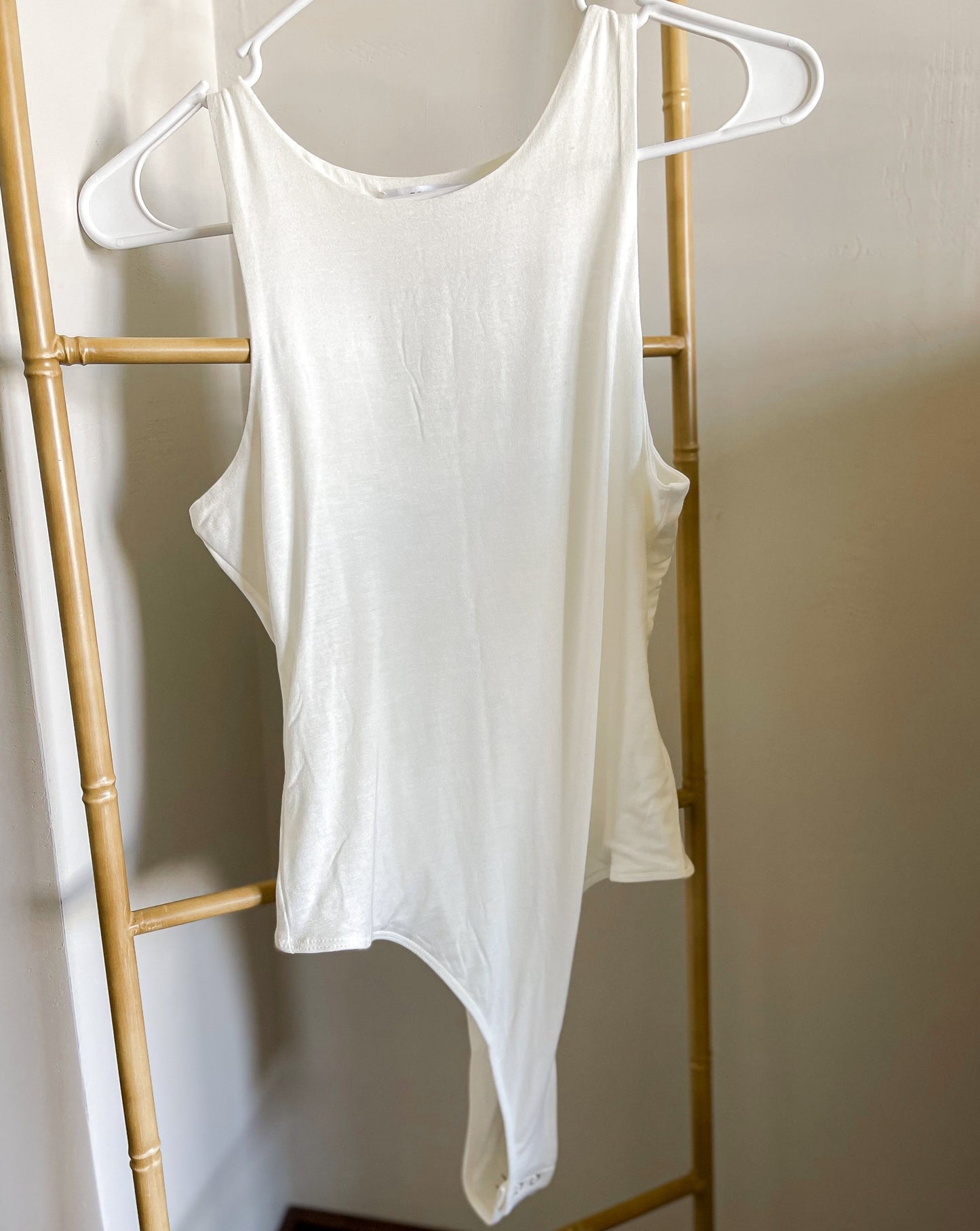 Micah Tank Bodysuit (Cream)