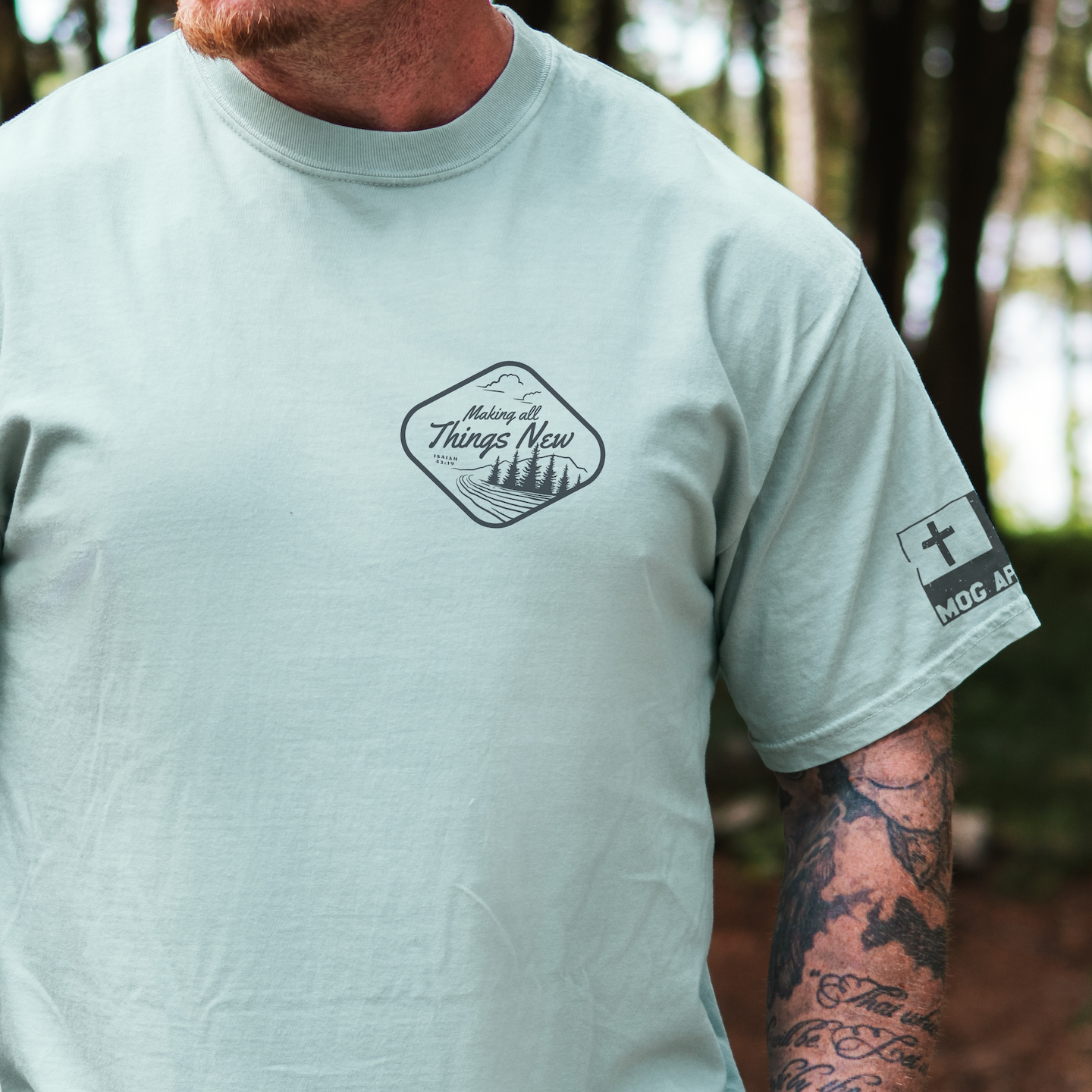 Streams In the Wasteland Christian Graphic Tee