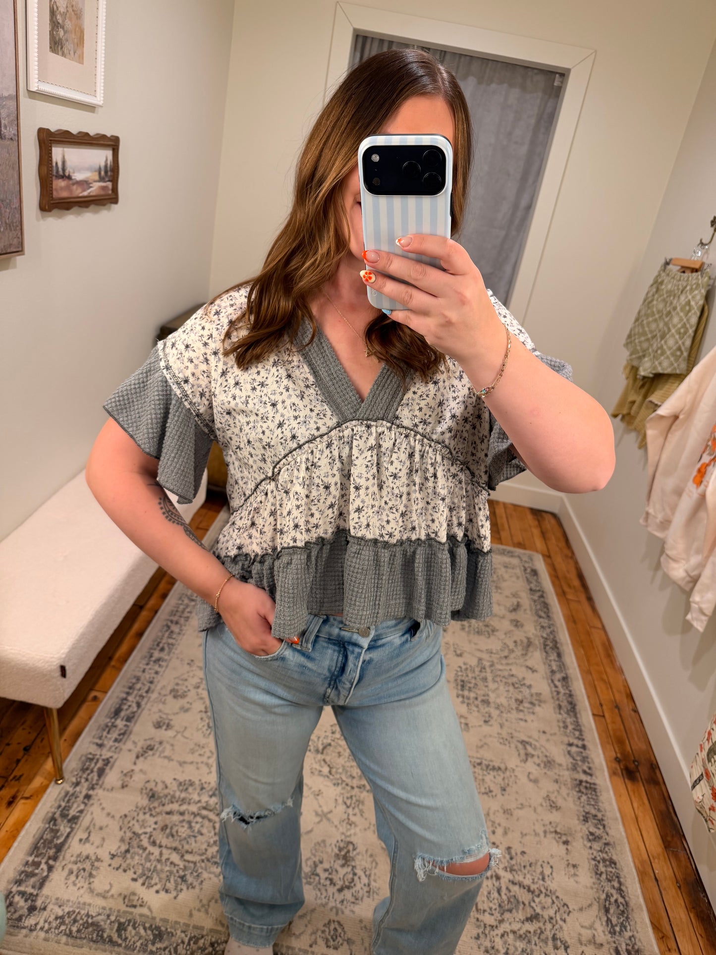 The Melanie Floral Top