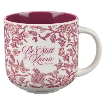 Be Still & Know Mug (Pink)