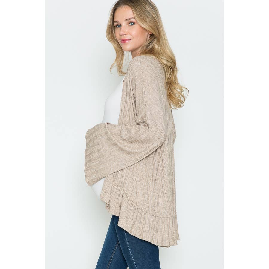 Maternity Bell Sleeve Cardigan