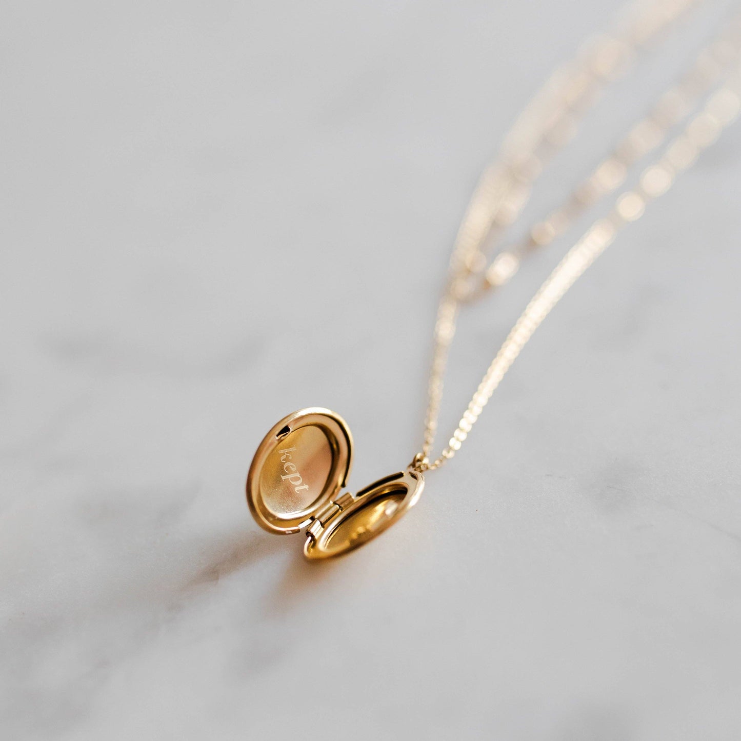 Kept Locket Necklace