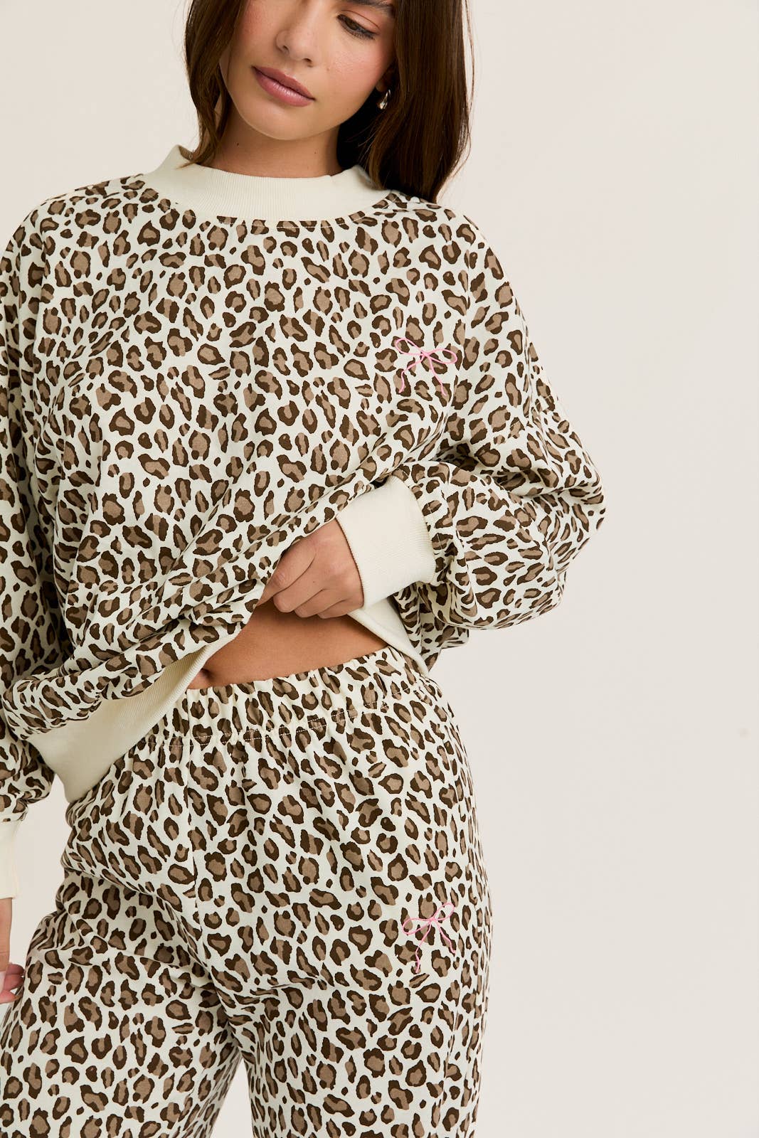 Cheetah Bow Lounge Pants