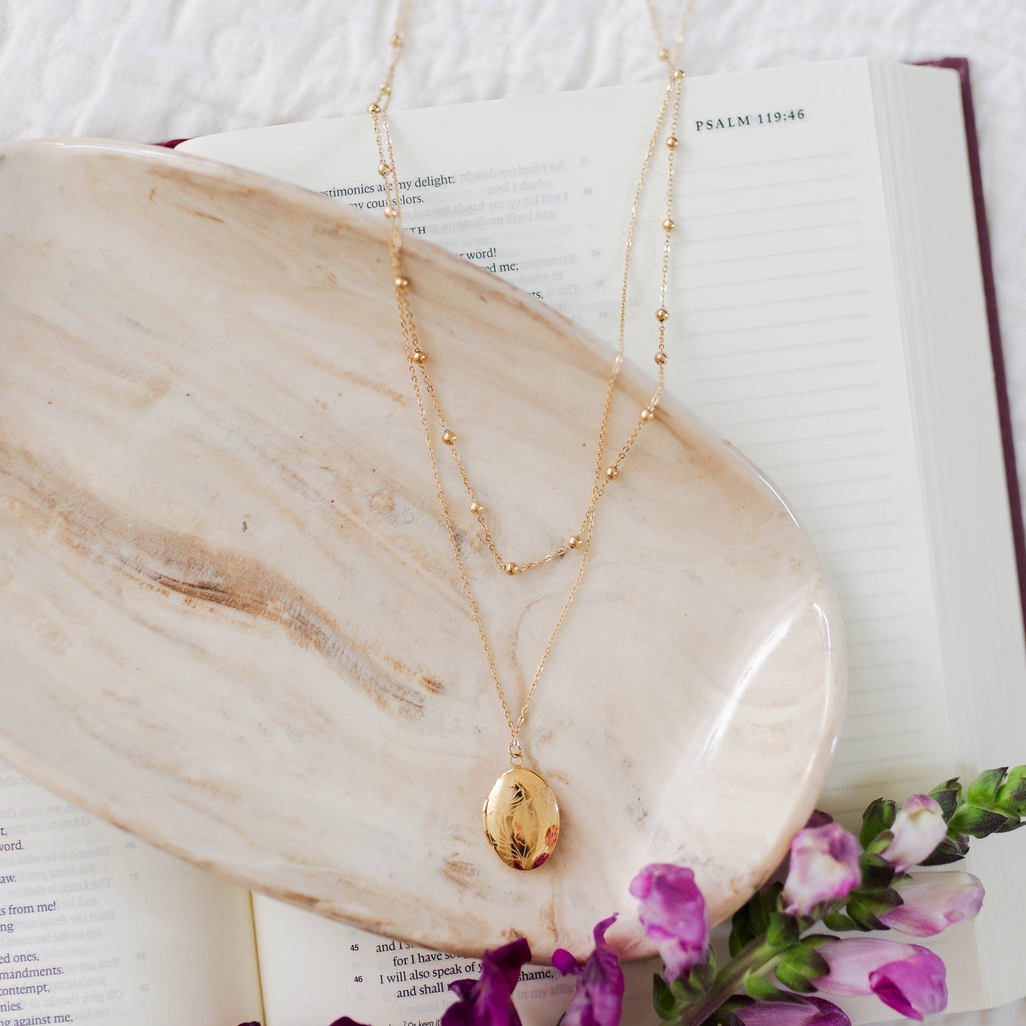 Kept Locket Necklace