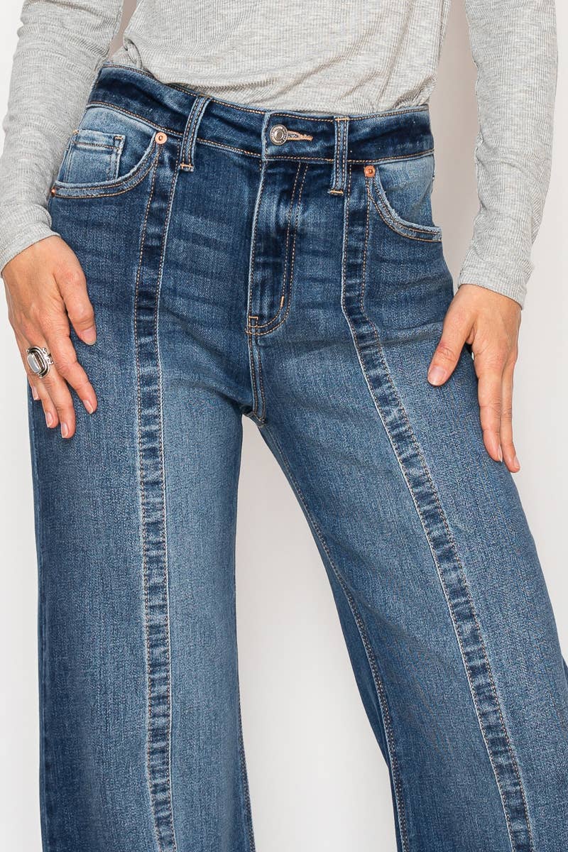High Rise Relaxed Flare Jeans