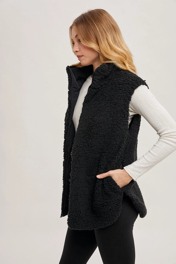 Reversible Sherpa Vest