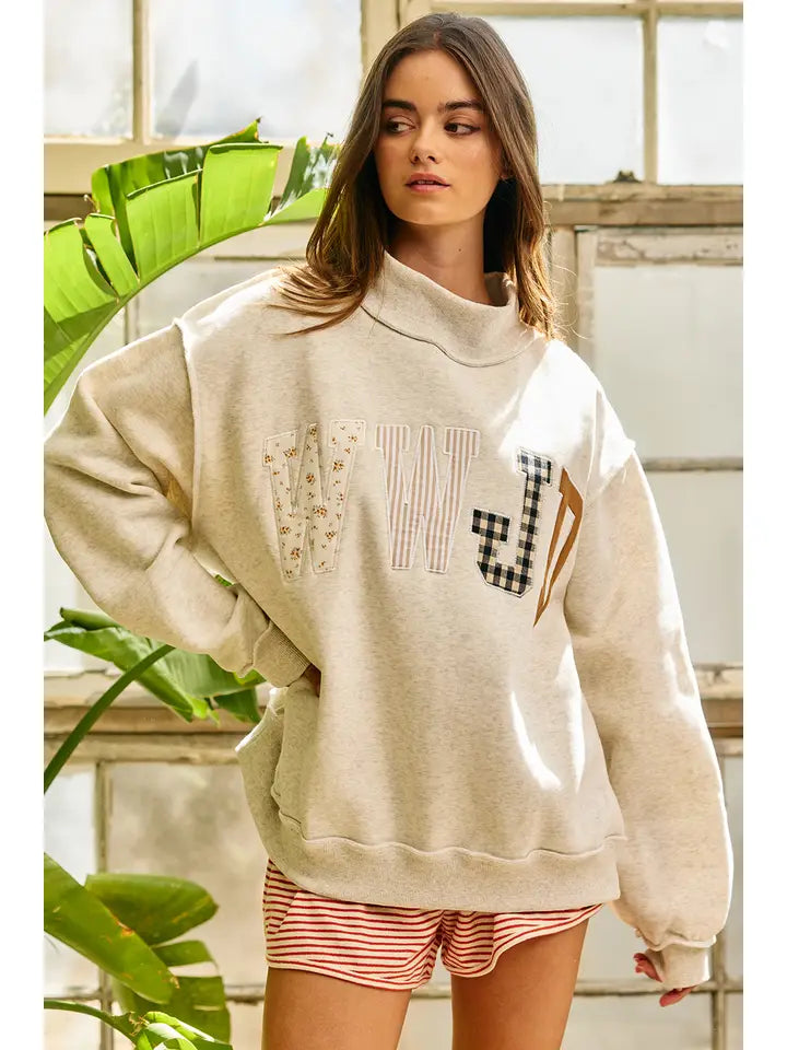 WWJD Mock Neck