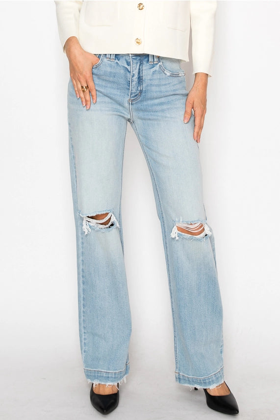 TC Relaxed Straight Arm Vin Denim
