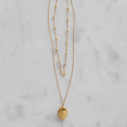 Kept Locket Necklace