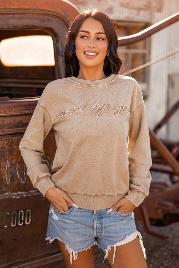 Saved By Grace Crewneck