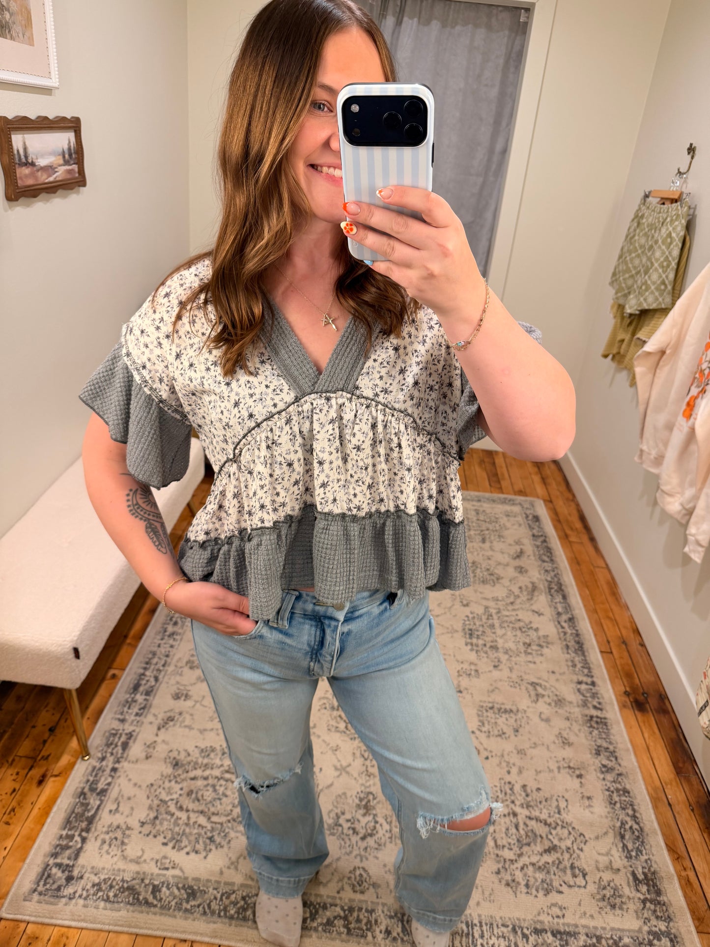 The Melanie Floral Top