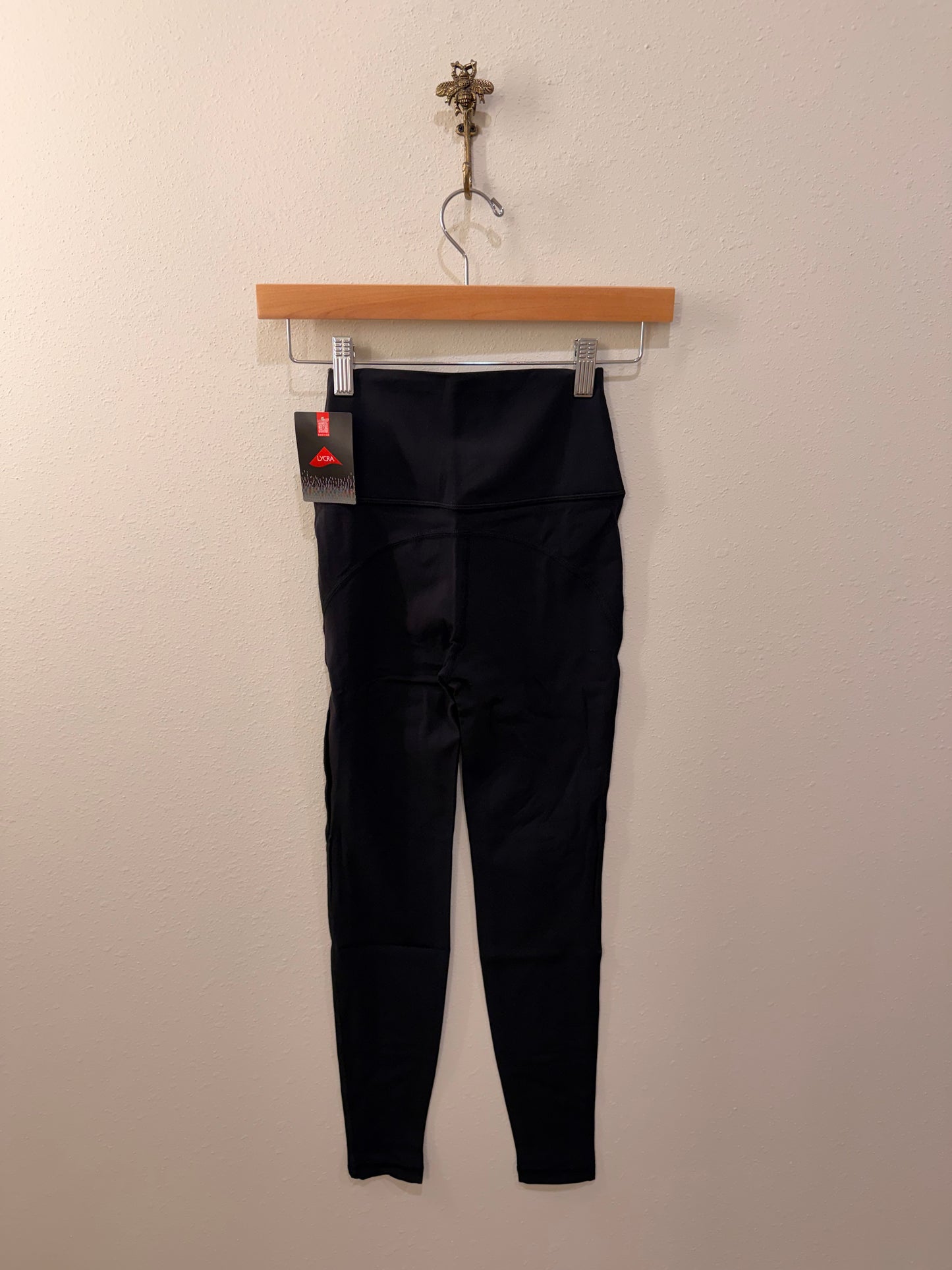Black Skinny Leg Activewear Pants