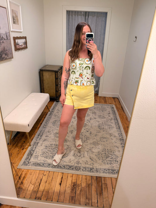 Risen Skort (Banana)