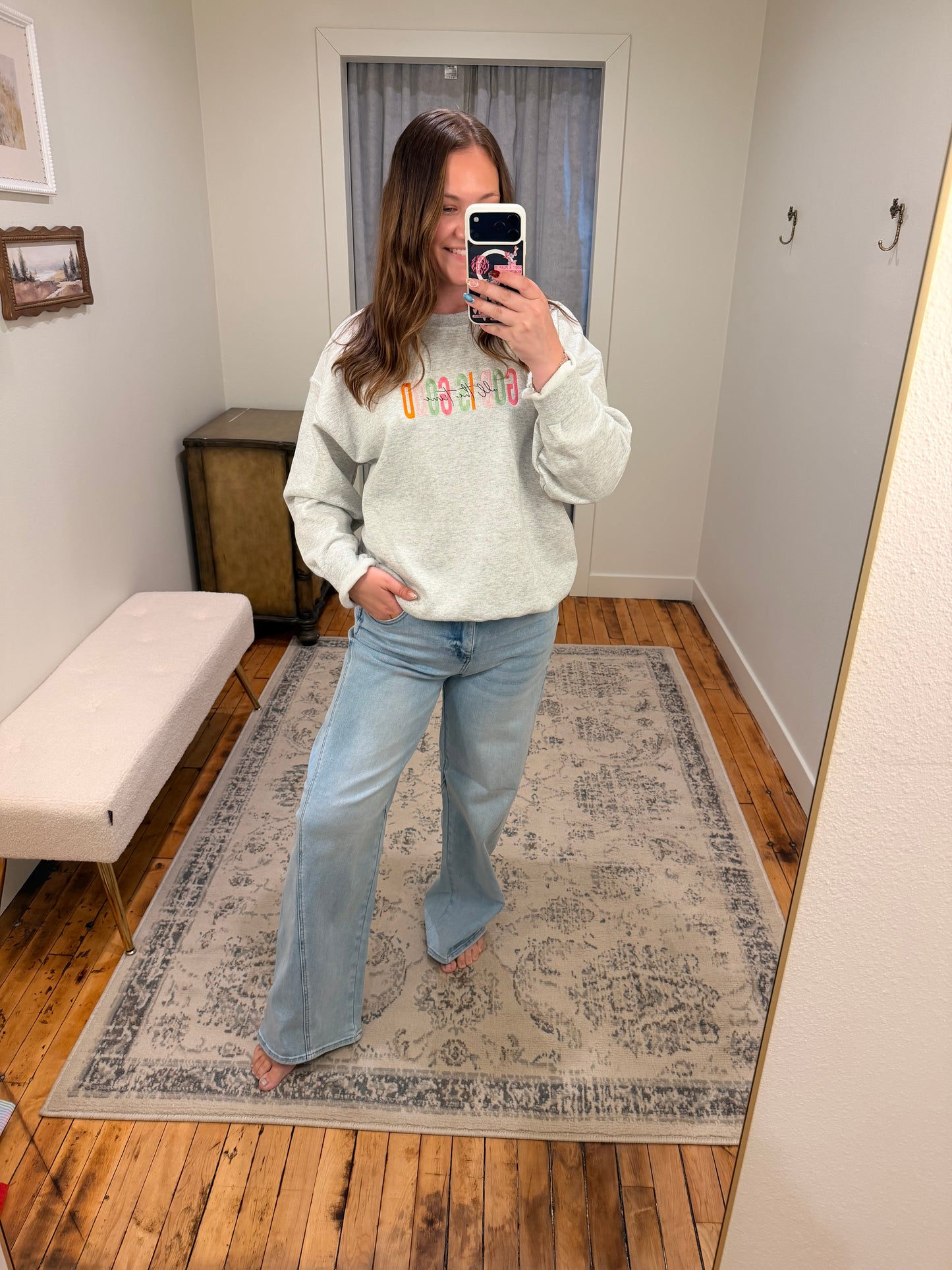 Risen Middle Seam Jeans