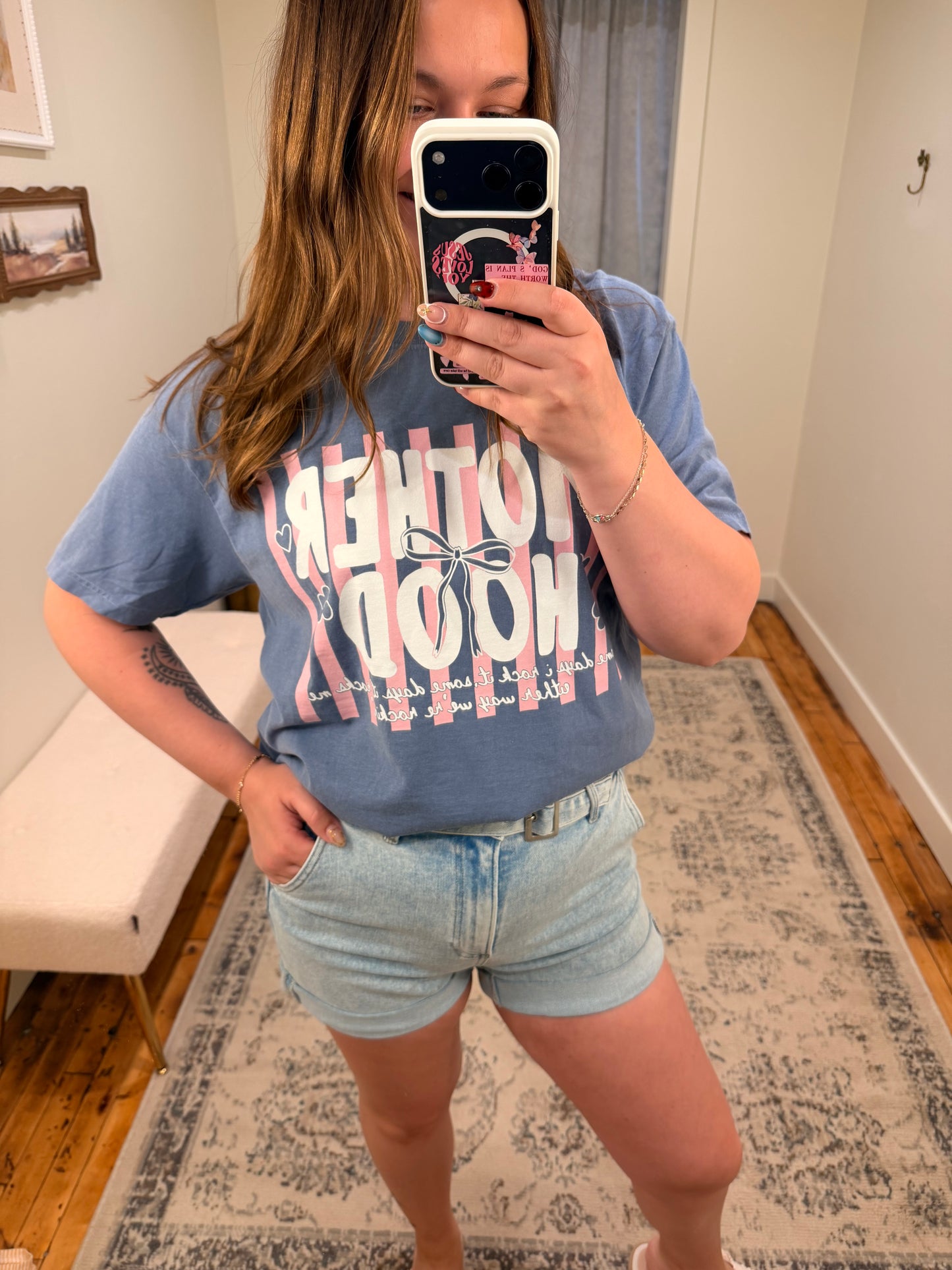90's Belt Denim Shorts