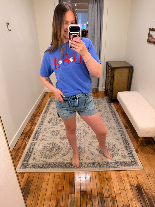 Cuffed Pocket Shorts