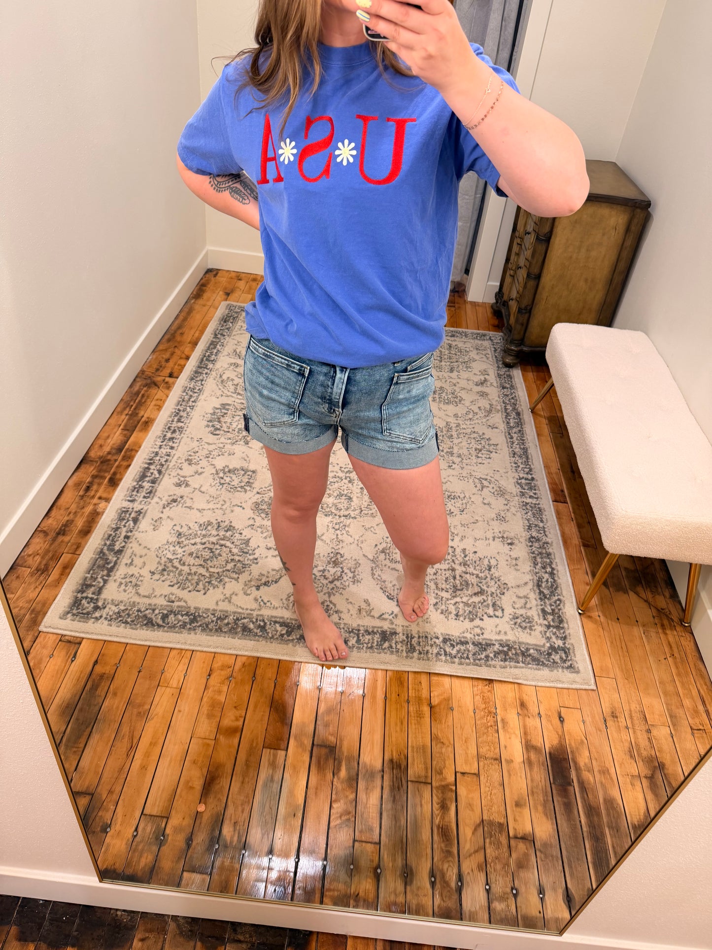 Cuffed Pocket Shorts