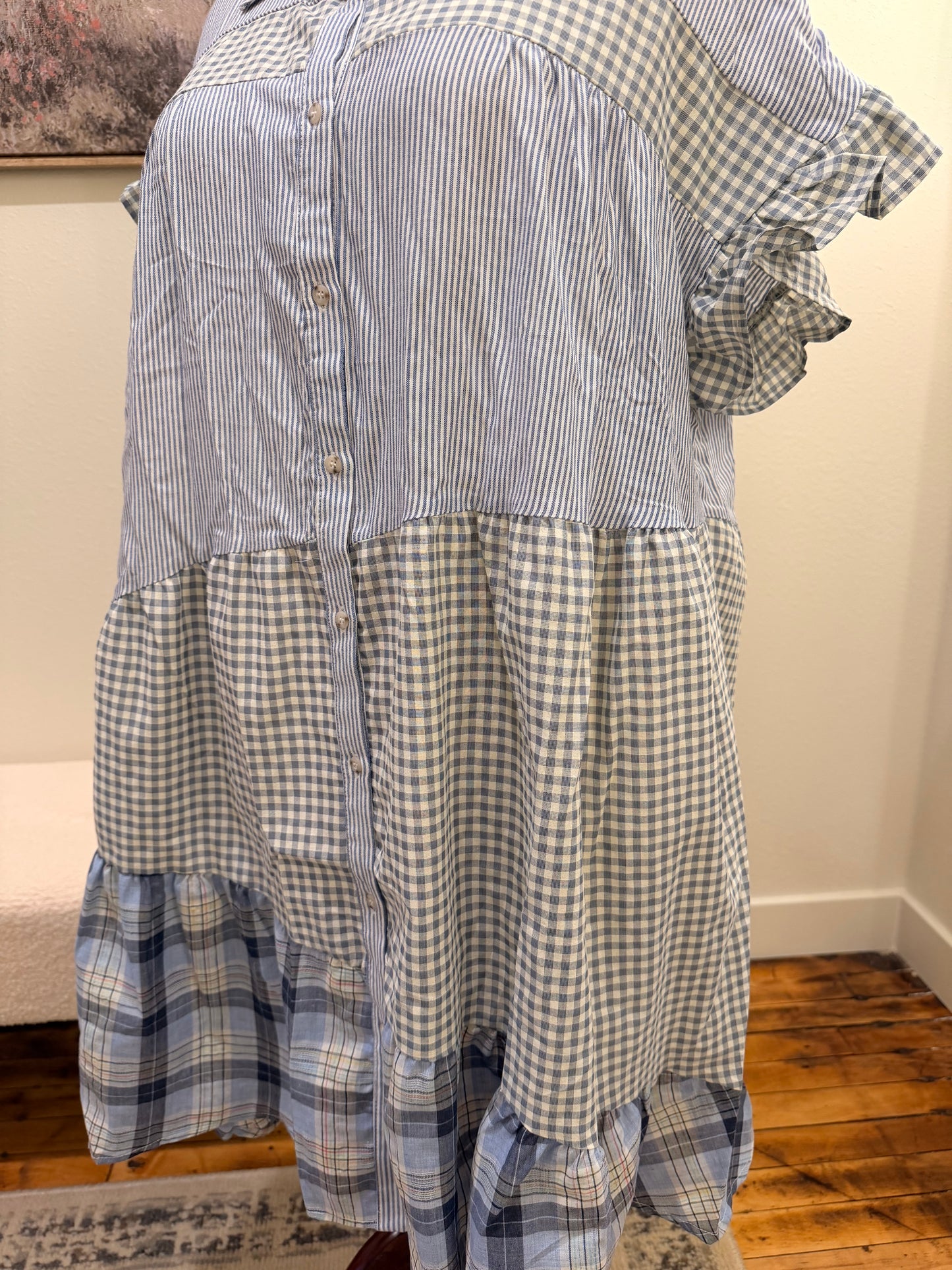 The Priscilla Patchwork Dress (PLUS)