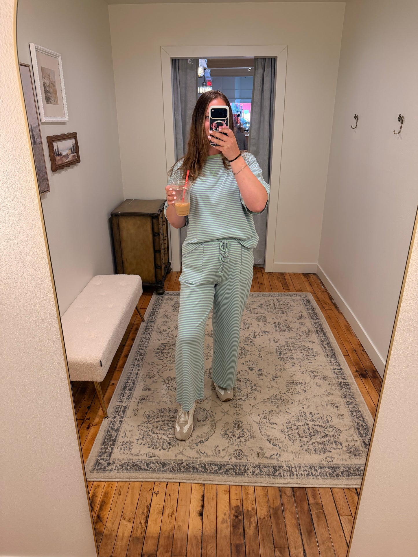Lily Striped Lounge Set