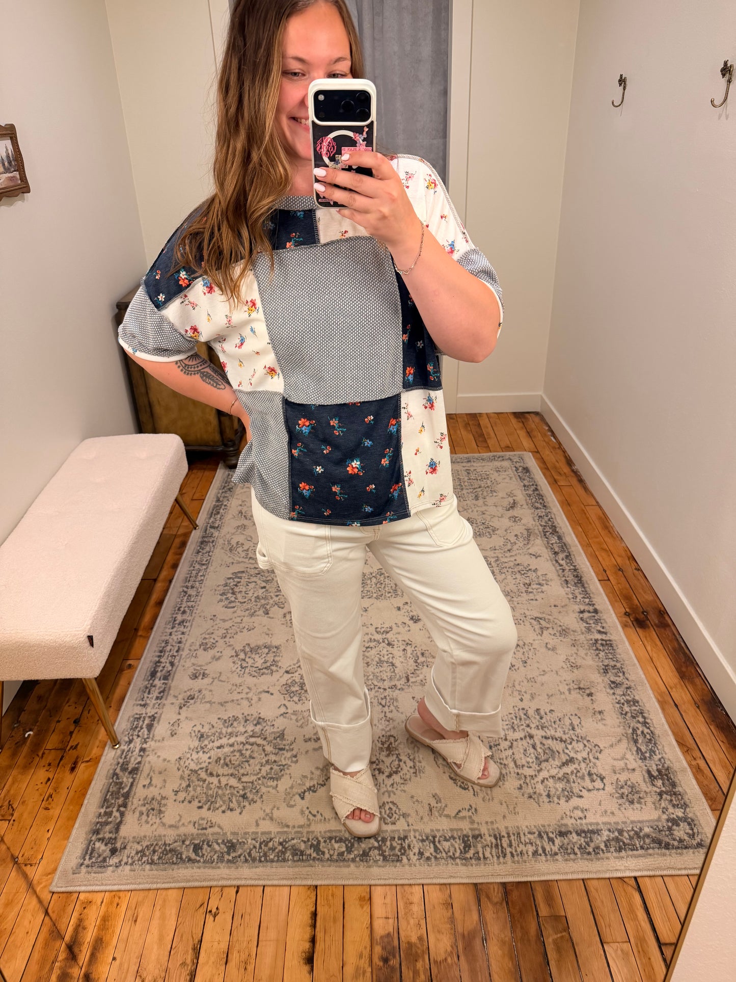 Floral Patchwork Tshirt