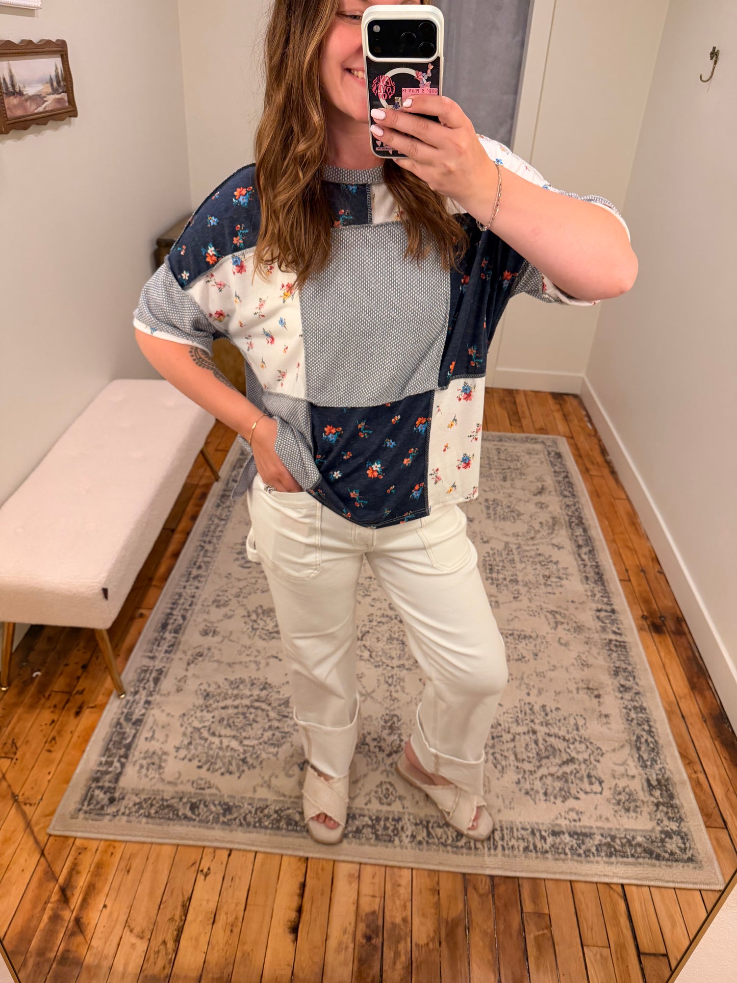 Floral Patchwork Tshirt