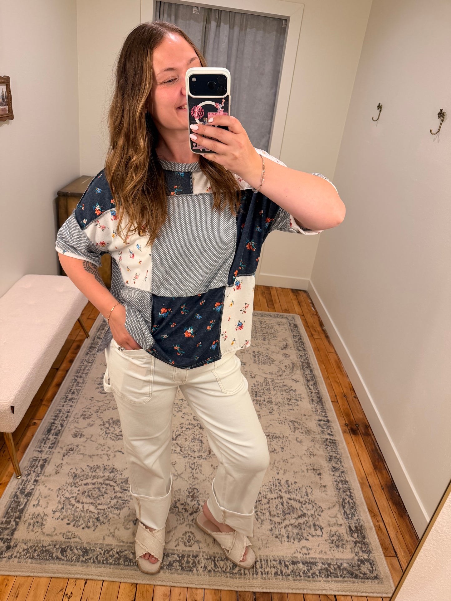 Floral Patchwork Tshirt