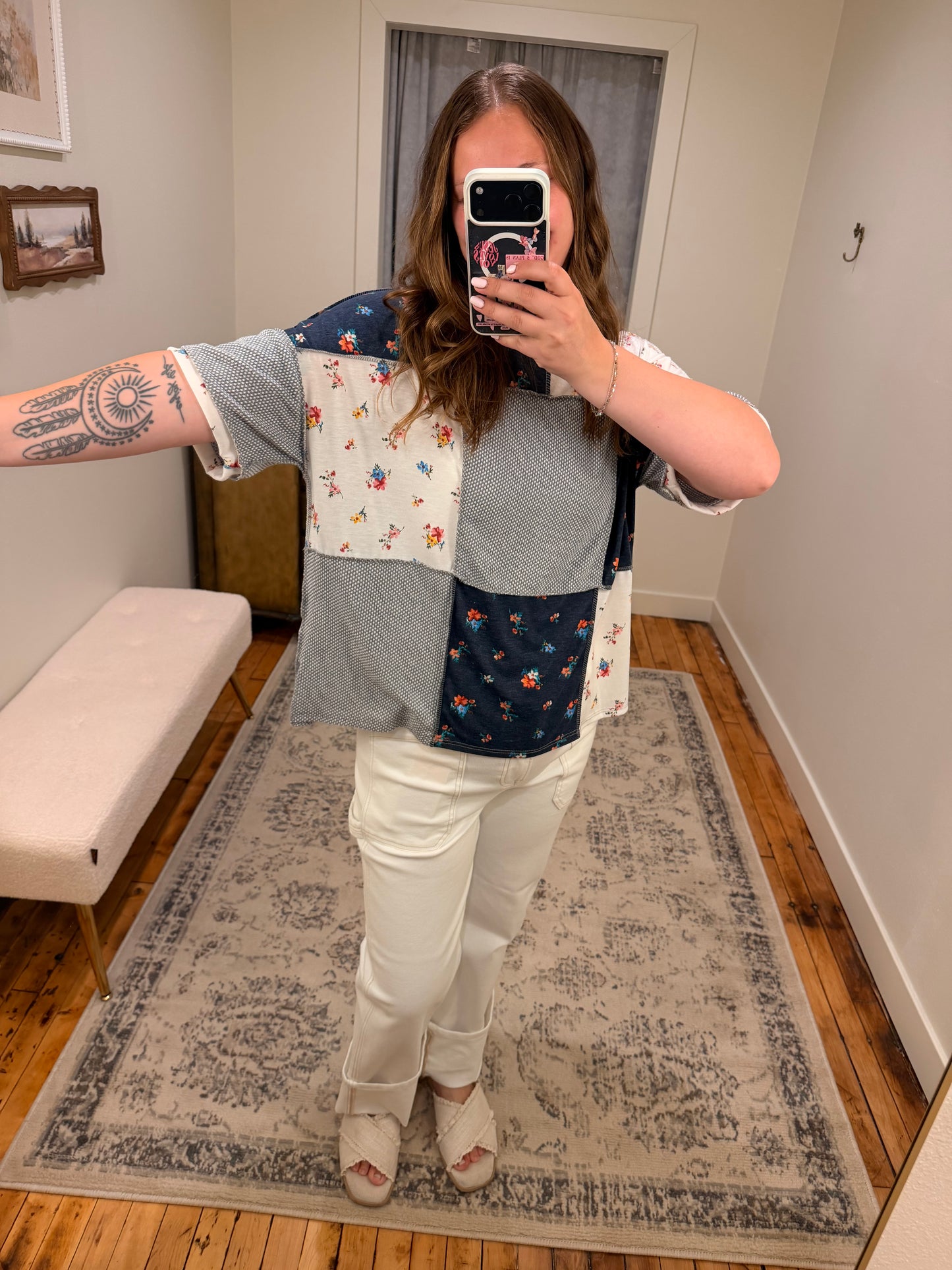 Floral Patchwork Tshirt