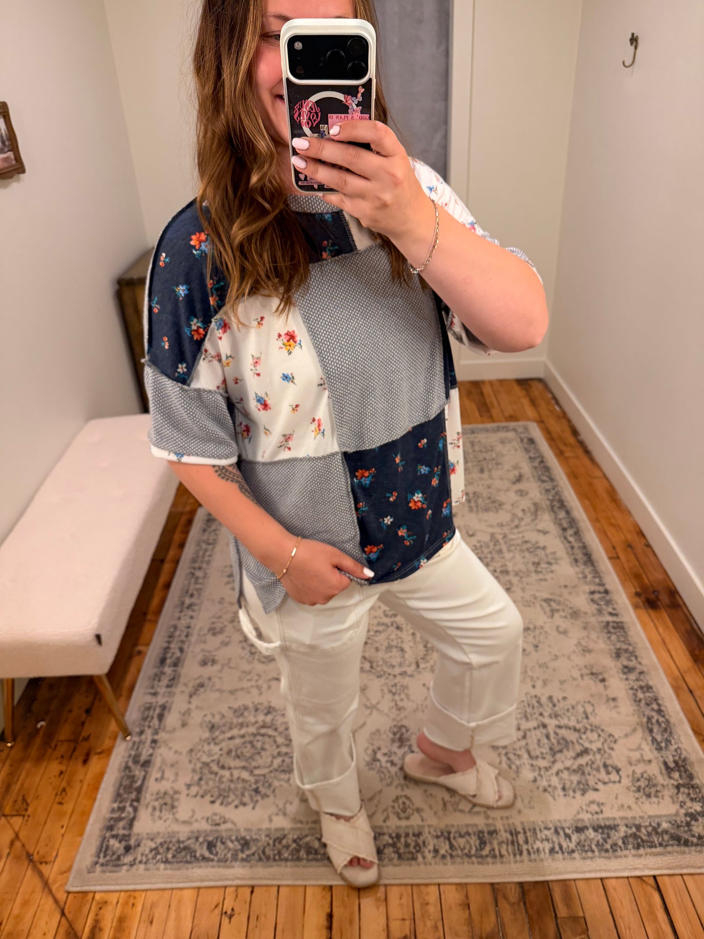 Floral Patchwork Tshirt