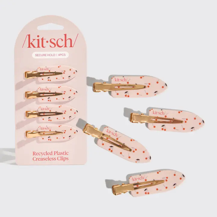 Creaseless Clips 4pc Set - Cherry