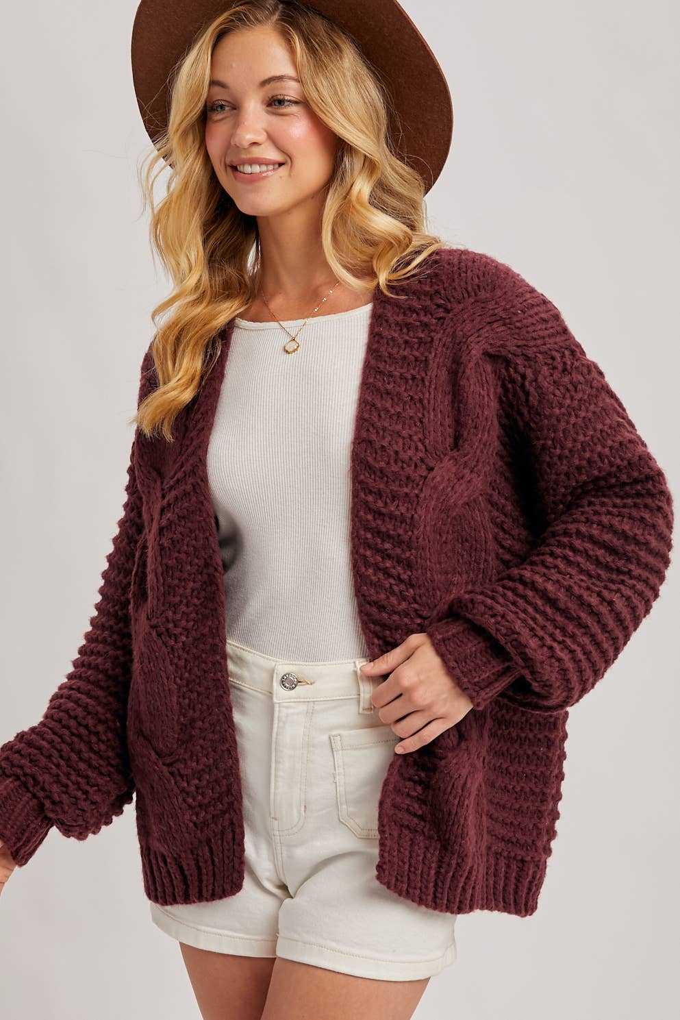 Chunky Cable Knit Sweater