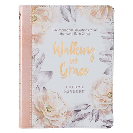 Devotional Walking In Grace Faux Leather