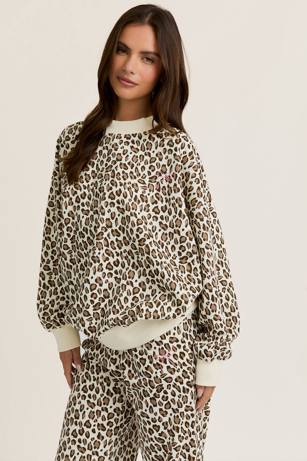 Cheetah Bow Lounge Pants