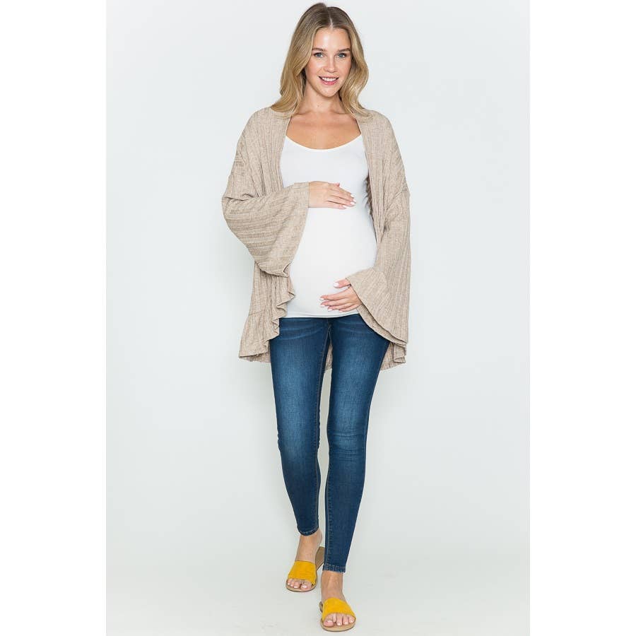 Maternity Bell Sleeve Cardigan