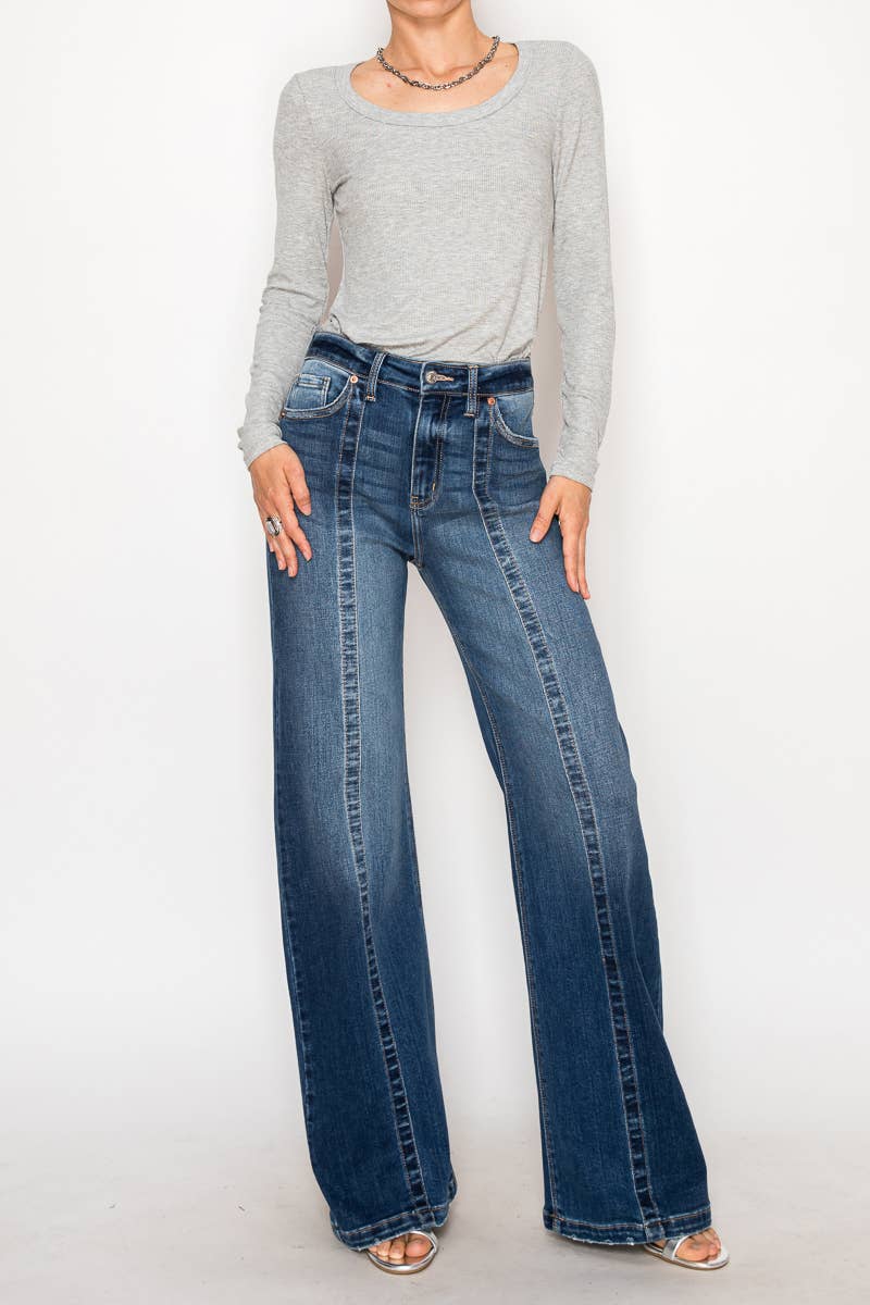 High Rise Relaxed Flare Jeans