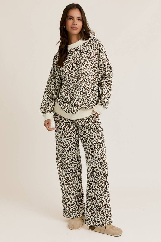 Cheetah Bow Lounge Pants